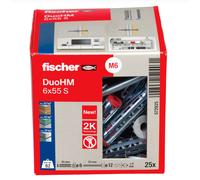 Chevilles métallique pour corps creux DuoHM l 55mm embout PZ et TX - FISHER - 5729XX