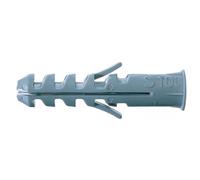 Chevilles nylon avec collerette - diamètre 8 mm - 100 pièces - S-C FISCHER
