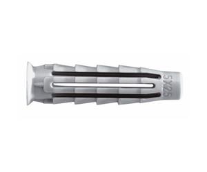 Chevilles polyamide avec collerette - 8x40 mm - 100 pièces - PRO 6 SPIT