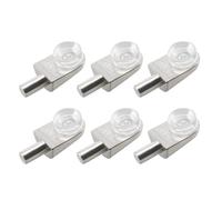 Chevilles pour étagère SOURCING MAP 20pcs Taquets étagère mural support d'étagère en verre en alliage de zinc ventouse