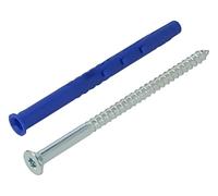 Rawlplug Cheville longue universelle R-FF1-N-08L100 Nylon tête fraisée 8x100 mm boîte de 50