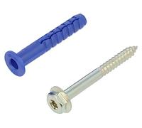 Chevilles R-FFS-N-10K060 avec vis 10x60 acier galvanisé FFS 50pcs 10mm RAWLPLUG