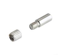 Chevilles Support pour étagère 5mm Acier Nickelé 120 Chevilles(8MM) | Acier nickelé poli, 120 assorties, anti-corrosion, pour trous 5mm, armoires et bibliothèques