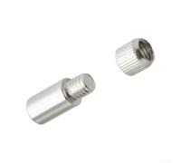 Chevilles Support pour étagère 5mm Acier Nickelé 120 Chevilles(9MM) | Acier nickelé poli, 120 assorties, anti-corrosion, pour trous 5mm, armoires et bibliothèques