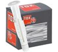 TOX Cheville universelle Trika 8x51 mm – 100 pièces, résistante à la rotation, carton