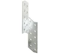 Alberts 838201 : Fixations pour chevrons, galvanisées à chaud, dimensions 32 x 32 x 210 mm, lot de 100