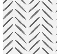 Chevron Marques de pinceau Papier Peint Noir/Blanc Holden 13040