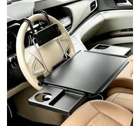 Chewtoyo Table Pliante pour Ordinateur Portable pour Voiture, Plateau de Volant, Bureau Portable pour Manger, écrire et Travailler, pour conducteur en Voyage, Accessoire intérieur véhicule Universel
