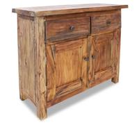 CHEZHOME&5611Ergonomique Buffet Salon - Buffet De Cuisine Décor Scandinave - Bahut bas Bahut Commode moderne Bois de récupération ma