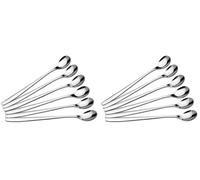 CHG 9285-00 Set de 6 Cuillères de Yogourt/Longdrink/Glace (Lot de 2)