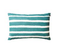 Chhatwal & Jonsson Coussin extérieur Block Stripe 40x60 cm Heaven blue-off white