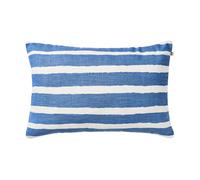 Chhatwal & Jonsson Coussin extérieur Block Stripe 40x60 cm Riviera blue-off white