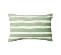 Chhatwal & Jonsson Coussin extérieur Block Stripe 40x60 cm Sage-off white