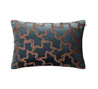 Chhatwal & Jonsson Taie Chand 40x60 cm Sea blue-cognac