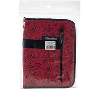 ChiaoGoo Étui de Rangement pour Crochets Tunisiens Interchangeables Rouge et Noir 20 x 15 cm - 1 unité