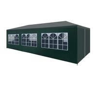 CHIC Anti-UV Tonnelle de Jardin Tente de réception 3 x 9 m Vert FR6237