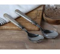 Chic Antique I Linas couverts à salade I nacre