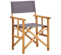 CHIC Chaises de metteur en scène lot de 2（2 pcs) Bois massif d'acacia - 55x56x88 cm 772475 S11