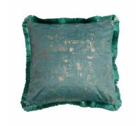 Chic Home Taie d'oreiller en Velours Oh My Chic 2 45x45 Turquoise