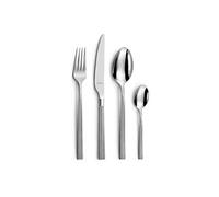 AMEFA Chic - Ménagère avec couverts de table pour 6 personnes, 24 couverts, Acier inoxydable 18/0, Fourchettes, Couteaux, Cuillères table et Cuillères à café - Finition Brillante - Couverts inox