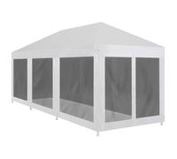 CHIC Pavillon Barnum - Tente de réception avec 8 parois en maille 9 x 3 m Design 100 % imperméable FR6852