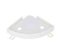 CHICAMPERA 1pièce Étagère Mural Triangle Blanc sans Perçage pour Rangement Salle de Bain et Cuisine Support Pratique sans Vis Montage Facile Espace