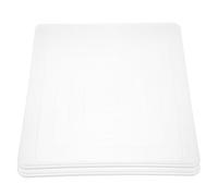 CHICAMPERA 40cm en Plastique PP Plateaux Carrés Lot de 2 Plateau de Drainage Polyvalent pour Pots de Fleurs pour Plantes en Intérieur et Bureau