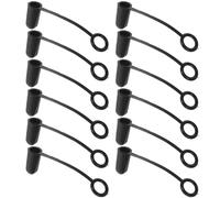 CHICAMPERA 70 Bouchons Verseurs en Caoutchouc Noir pour Bouteille D'huile D'olive, Couvercles Réutilisables Capuchon Anti-poussière Cuisine et Clubs de Vin, Pack de 70 Pièces Tpe