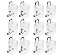 CHICAMPERA Boîte de Bonbons Mariage Valise Transparente Noire Réutilisable Lot de 12 Pièces pour Décoration de Fête et Événement Polyvalente et Créative