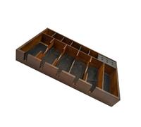 CHICAMPERA Boîte de Rangement en Plastique pour Outils de Coiffure Support Pratique Design à Grille Rationnelle, Capacité Super Large pour Tondeuse à Cheveux en Salon de Coiffure