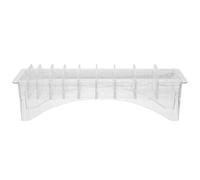 CHICAMPERA Boîte de Rangement pour Tondeuse à Cheveux Organisateur de Peignes Limitateurs 10 Compartiments en Ps pour Salon de Coiffure et Usage Domestique