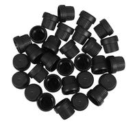 CHICAMPERA Bouchons de Rechange Noirs en Pp Lot de 30 5-100ml Joint Étanche et Remplacement Facile pour Flacons D'huile Essentielle pour Flacon Compte-gouttes