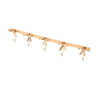 CHICAMPERA Crochet Mural en Métal Doré en Forme de Nœud, Installation Facile, Multifonction pour Chambre et Salon, Style Vintage Élégant