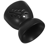 CHICAMPERA Diffuseur Huile Essentielle en Céramique Noire à Motif Ajouré, Portable Effet Décoratif, Grand Réservoir pour Yoga Cuisine