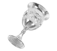CHICAMPERA Gobelet à Shot Bords Lisses et Arrondis en Alliage de Zinc Argenté 20ml pour Décoration Élégante Cabinet à Vin