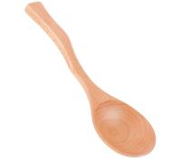 CHICAMPERA Grosse Cuillère en Bois Multifonctionnelle Cuisine avec Poignée Confortable, Ustensile Minimaliste pour Servir le Riz et Mélanger Aliments