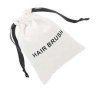CHICAMPERA Paquet de Rangement Cordon en Tissu Résistant Blanc Pochette Compacte Facile à Transporter pour Peigne de Massage pour Bureau et Maison