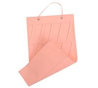CHICAMPERA Pochette de Rangement Murale Robuste Rose en Feutre Paquet Suspendu pour Organiser Colliers et Accessoires Cheveux pour Bijoux et Bandeaux