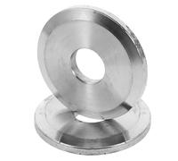 CHICAMPERA Serre-joint pour scie circulaire, plaque de pression en alliage argenté, 1 paire, adapté aux lames de scie, accessoire pour usage en atelier de menuiserie