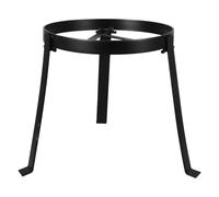 CHICAMPERA Trépied de Cuisson Pliable en Fer Galvanisé Noir, Support Stable et Montage Rapide sans Outil pour Barbecue à Griller en Camping Famille