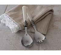 Chic Antique I Linas couverts à salade I nacre
