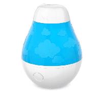 Chicco Humi Ambient, humidificateur d'ambiance, à vapeur, technologie combinée chaud/froid, bouton tactile pour le réglage de la vapeur, avec récipient pour essences, autonomie 7 heures