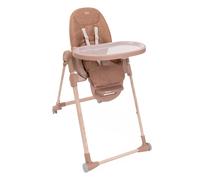 Chicco Polly Armonia Chaise Haute Bebé Évolutive, pour Enfants de 0 Mois à 40 kg, 9 Niveaux de Hauteur, 3 Positions d'Inclinaison, Repose-Pieds Réglables, Pliage compact, 4 Roues, Rouge