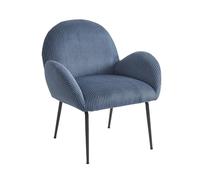 Chicco Fauteuil GINA en Velours côtelé Bleu