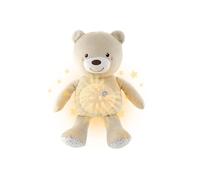 Chicco First Dreams Ours en peluche Baby Bear, peluche douce avec projecteur et veilleuse pour enfants, effets lumineux et mélodies relaxantes, Jouets pour bébés 0 mois +