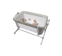 Chicco Next2Me Magic Evo Berceau de cododo pour bébé, Compatible avec différents Lits, Mode à Bascule, Hauteur réglable, barrière coulissante, 4 Roues, Bonne Circulation de l'air, Matelas et Sac