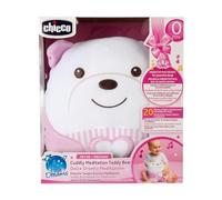 Peluche Chicco Tendre Ourson Rose avec Veilleuse et Sons de la Nature