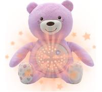 Chicco Peluche-veilleuse First Dreams Baby Bear - musicale, lumières & mélodies - Rose