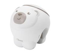 Chicco Projecteur Ours Polaire 2en1, Veilleuse bébé Pour berceaux, lits d'enfant et chevets Next2Me, projection d'une aurore boréale, 30 minutes de musique classique, sons de la nature, 0 mois et plus