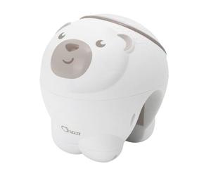 Chicco Projecteur Ours Polaire 2en1, Veilleuse bébé Pour berceaux, lits d'enfant et chevets Next2Me, projection d'une aurore boréale, 30 minutes de musique classique, sons de la nature, 0 mois et plus